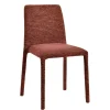 Chaise empilable bordeaux en tissu (lot de 2) ESSEN
