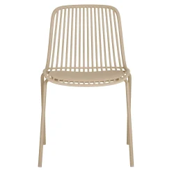 Chaise empilable en polypropylène sable (lot de 2)ELVA