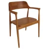 Chaise en bois avec accoudoirs (lot de 2) DEPOK