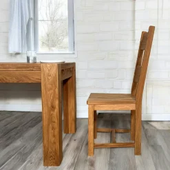 Chaise en chêne massif FJORD (lot de 2)