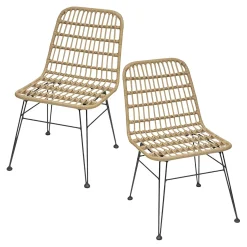 Chaise en rotin synthétique (lot de 2) GRENADE