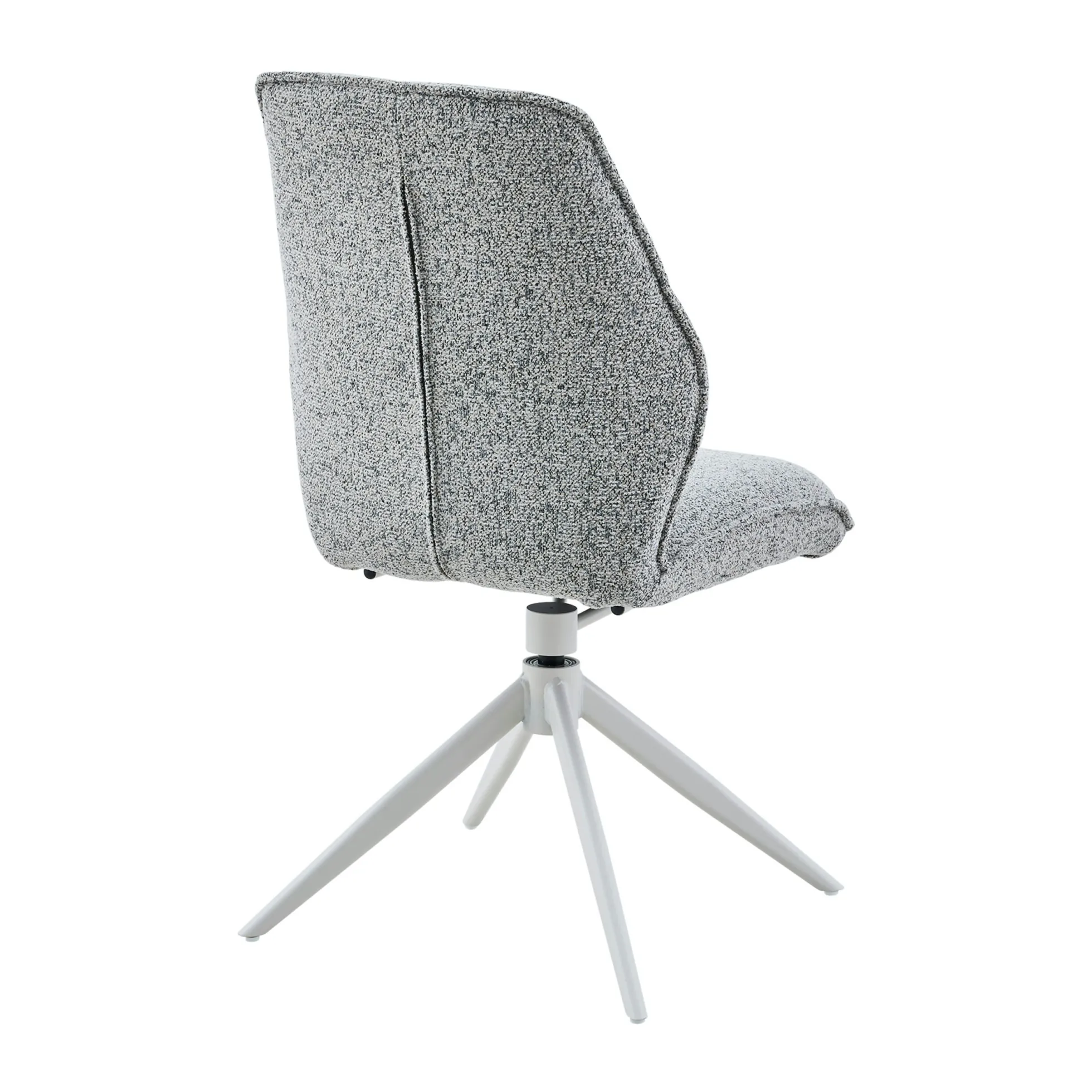 Chaise gris chiné pivotante (lot de 2) CORTINA
