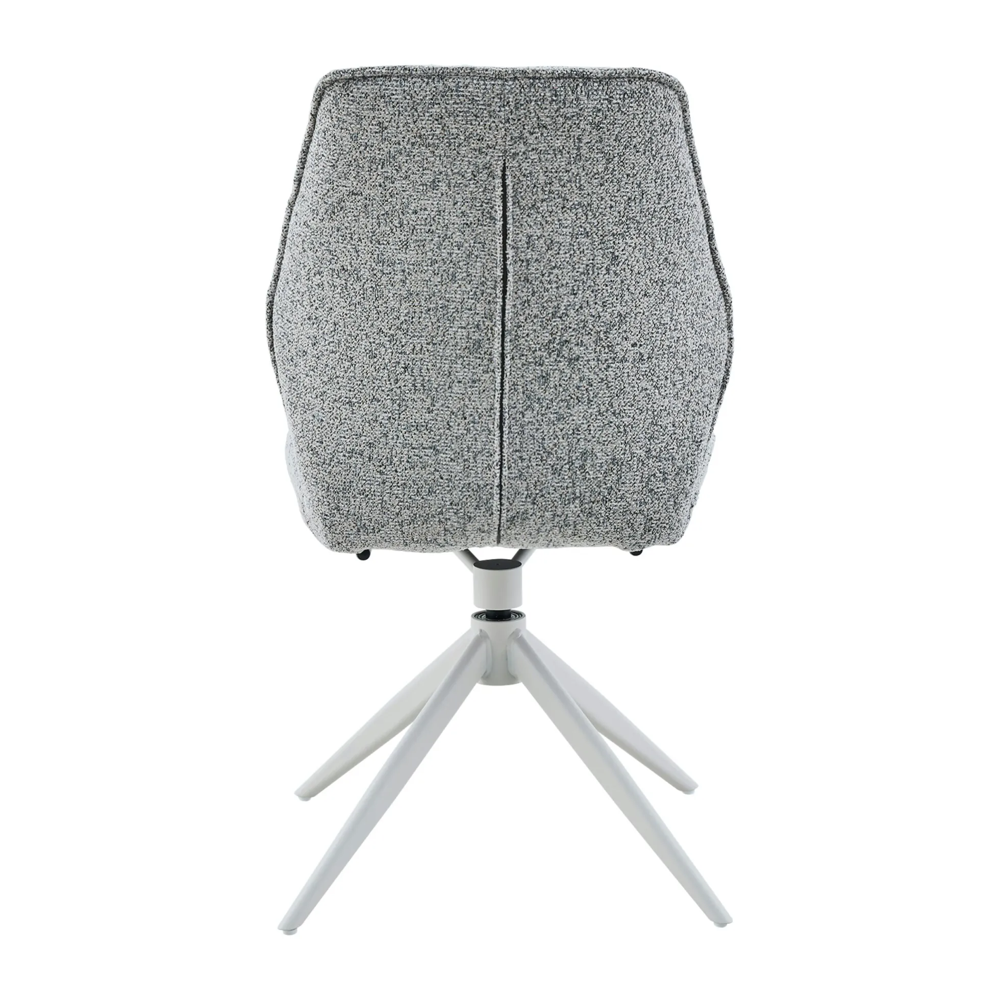 Chaise gris chiné pivotante (lot de 2) CORTINA