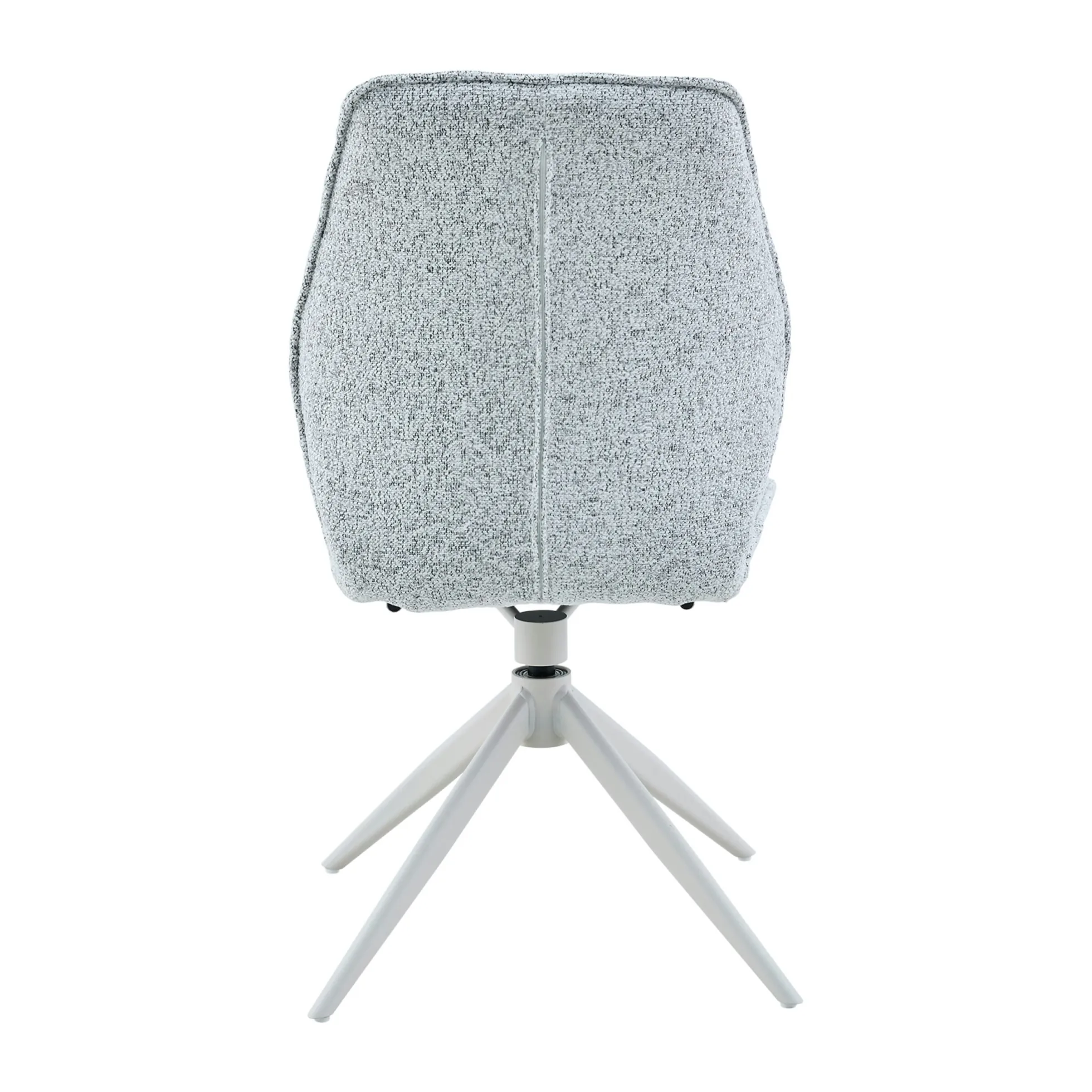 Chaise gris clair chiné pivotante (lot de 2) CORTINA