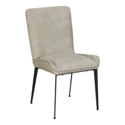 Chaise gris clair, entretien facile (lot de 2) OKA