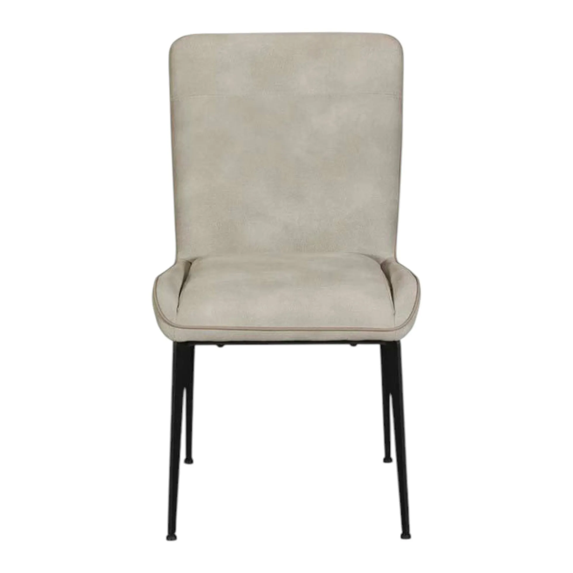 Chaise gris clair, entretien facile (lot de 2) OKA