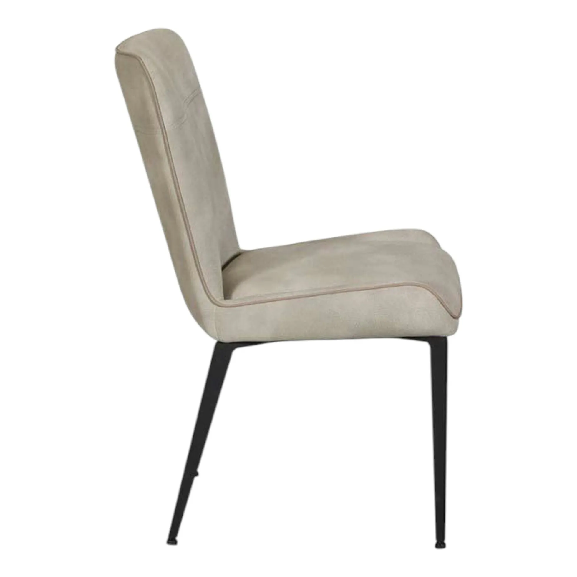 Chaise gris clair, entretien facile (lot de 2) OKA