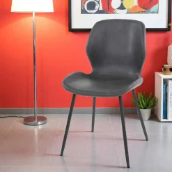 Chaise grise (lot de 2) MELBOURNE