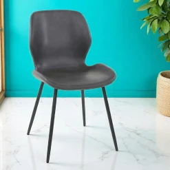 Chaise grise (lot de 2) MELBOURNE