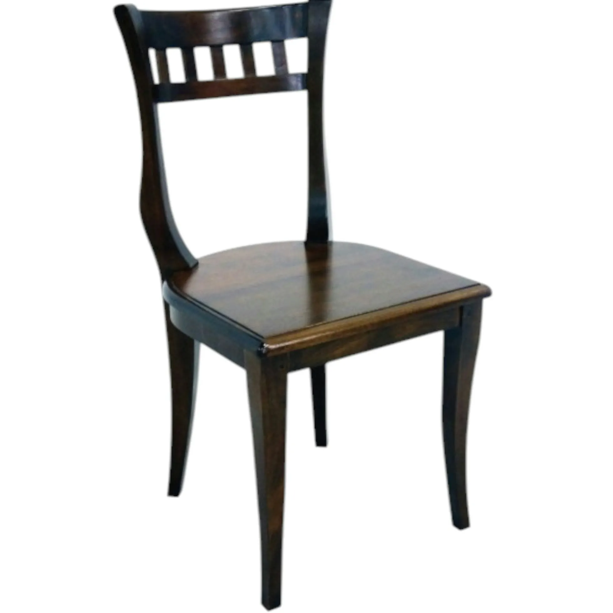 Chaise Hévéa style colonial 44x49x89cm MAORI