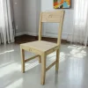 Chaise Hévéa 45x46x90cm TESSA