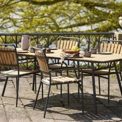 Chaise intérieur / extérieur en teck (lot de 2) LAKEWOOD