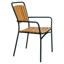 Chaise intérieur / extérieur en teck (lot de 2) LAKEWOOD