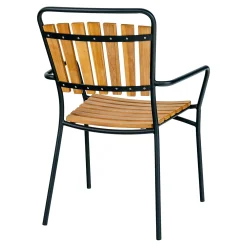 Chaise intérieur / extérieur en teck (lot de 2) LAKEWOOD