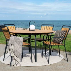 Chaise intérieur / extérieur en teck (lot de 2) LAKEWOOD