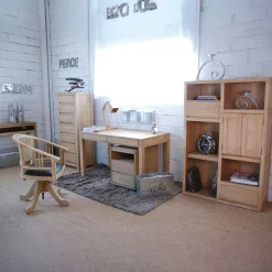 Chaise moderne hévéa OLGA