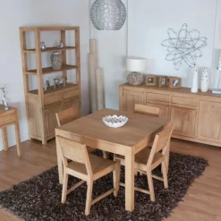 Chaise moderne hévéa OLGA