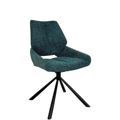 Chaise pivotante bleue assise baquet (lot de 2) LIGURIE