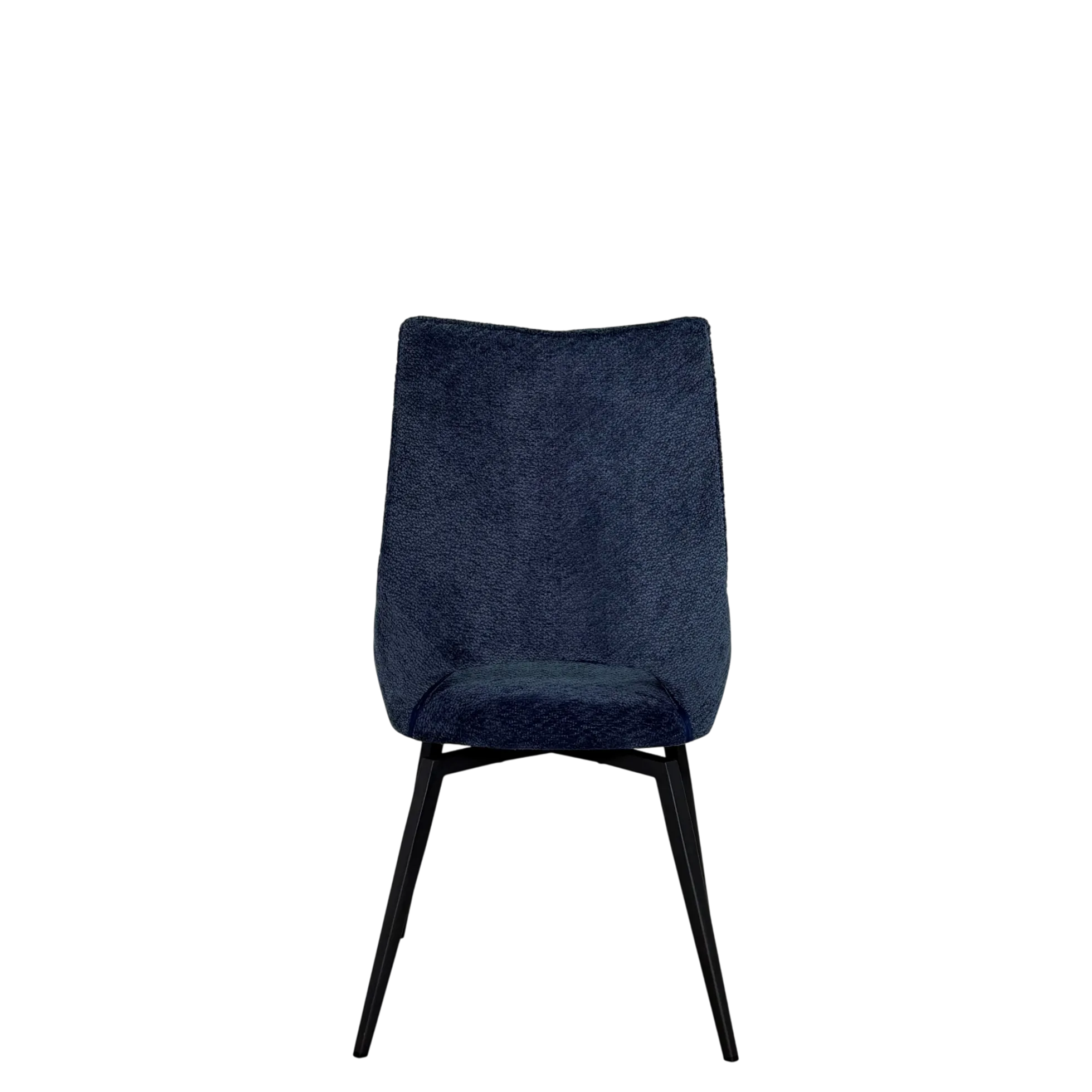 Chaise pivotante bleue, dossier ouvert (lot de 2) LIGURIE