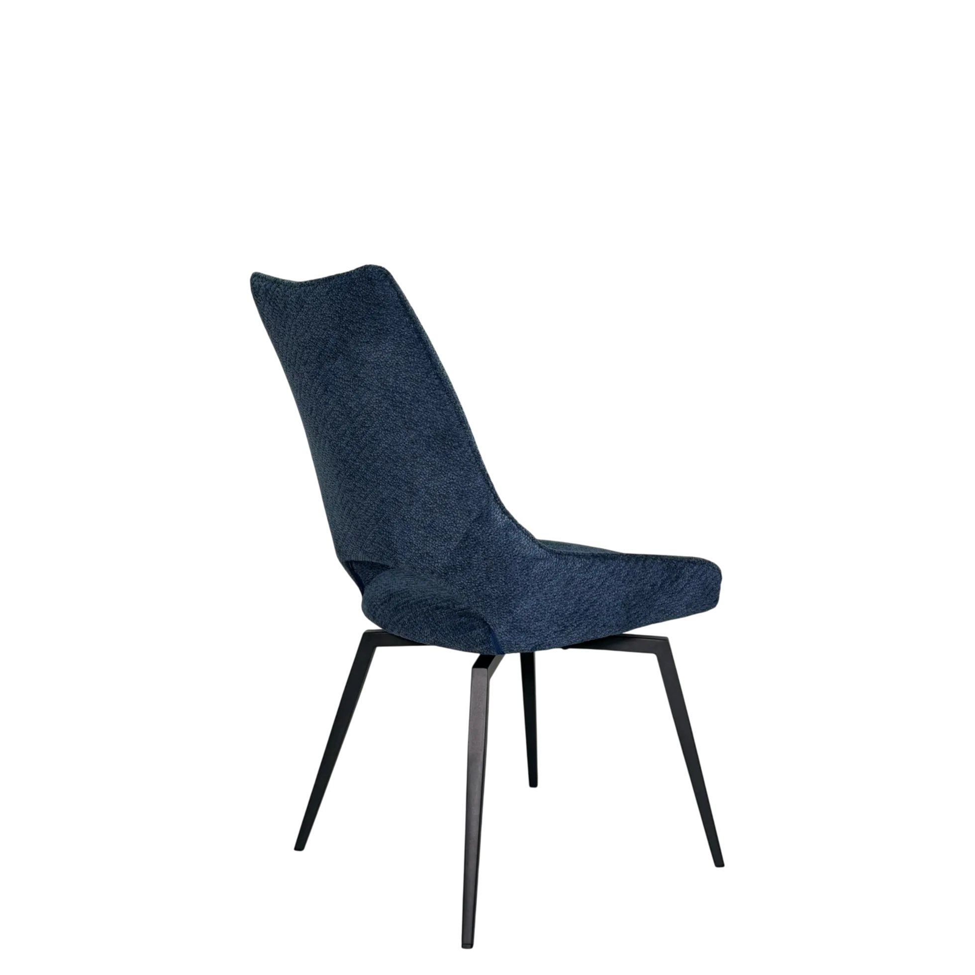 Chaise pivotante bleue, dossier ouvert (lot de 2) LIGURIE