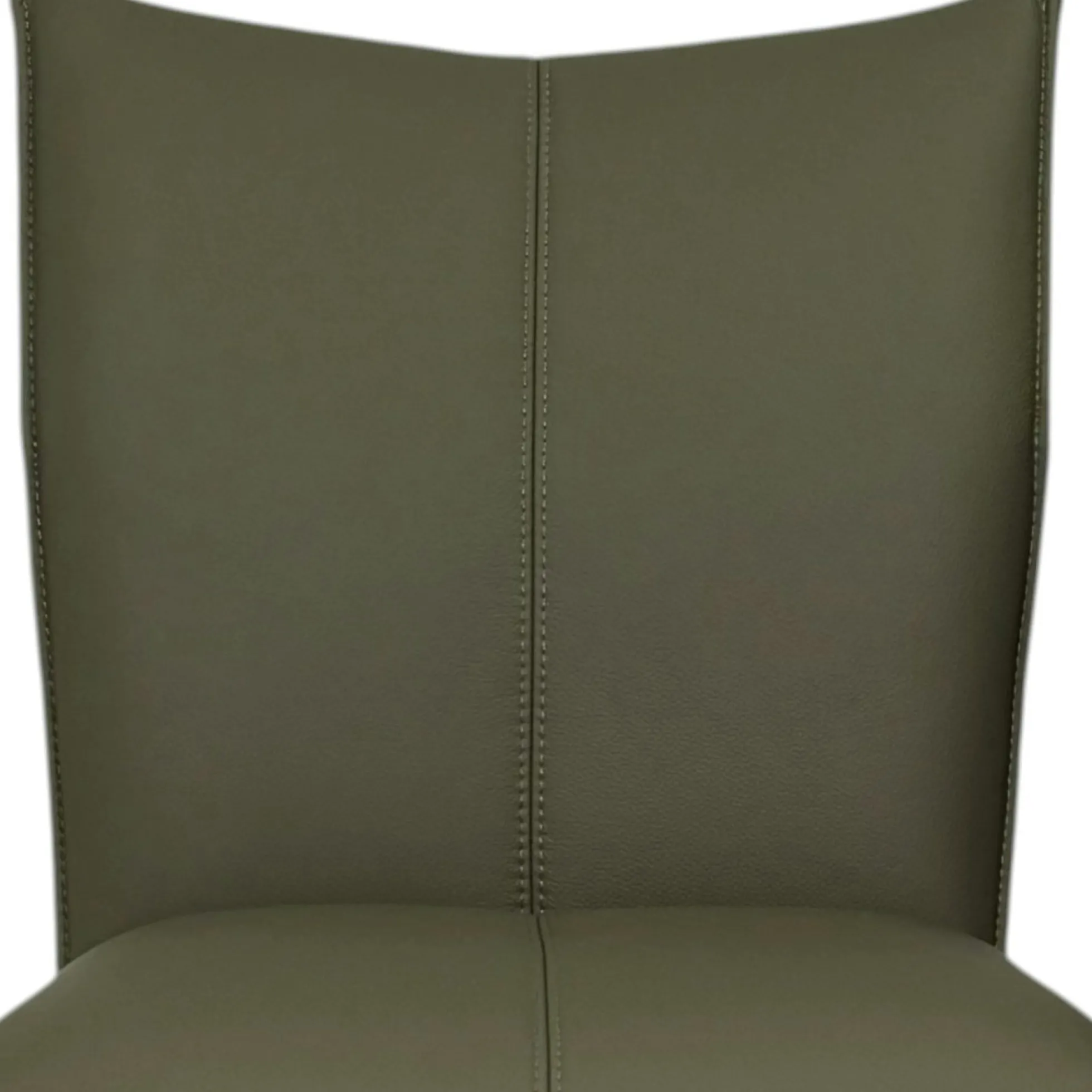 Chaise pivotante en cuir vert foncé (lot de 2) LOMBARDIE