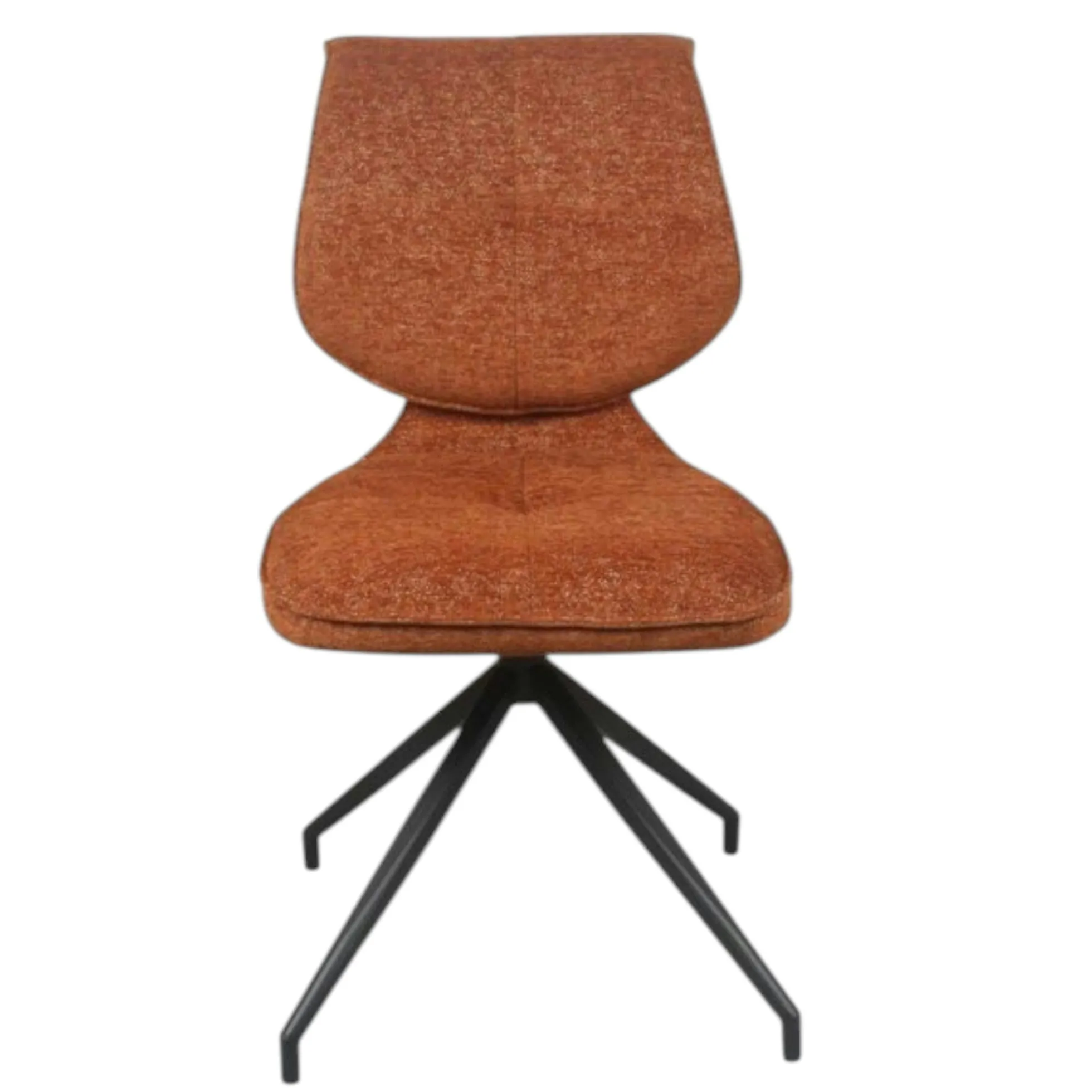 Chaise pivotante rouille dossier double (lot de 2) LIGURIE