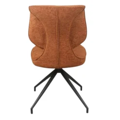 Chaise pivotante rouille dossier double (lot de 2) LIGURIE