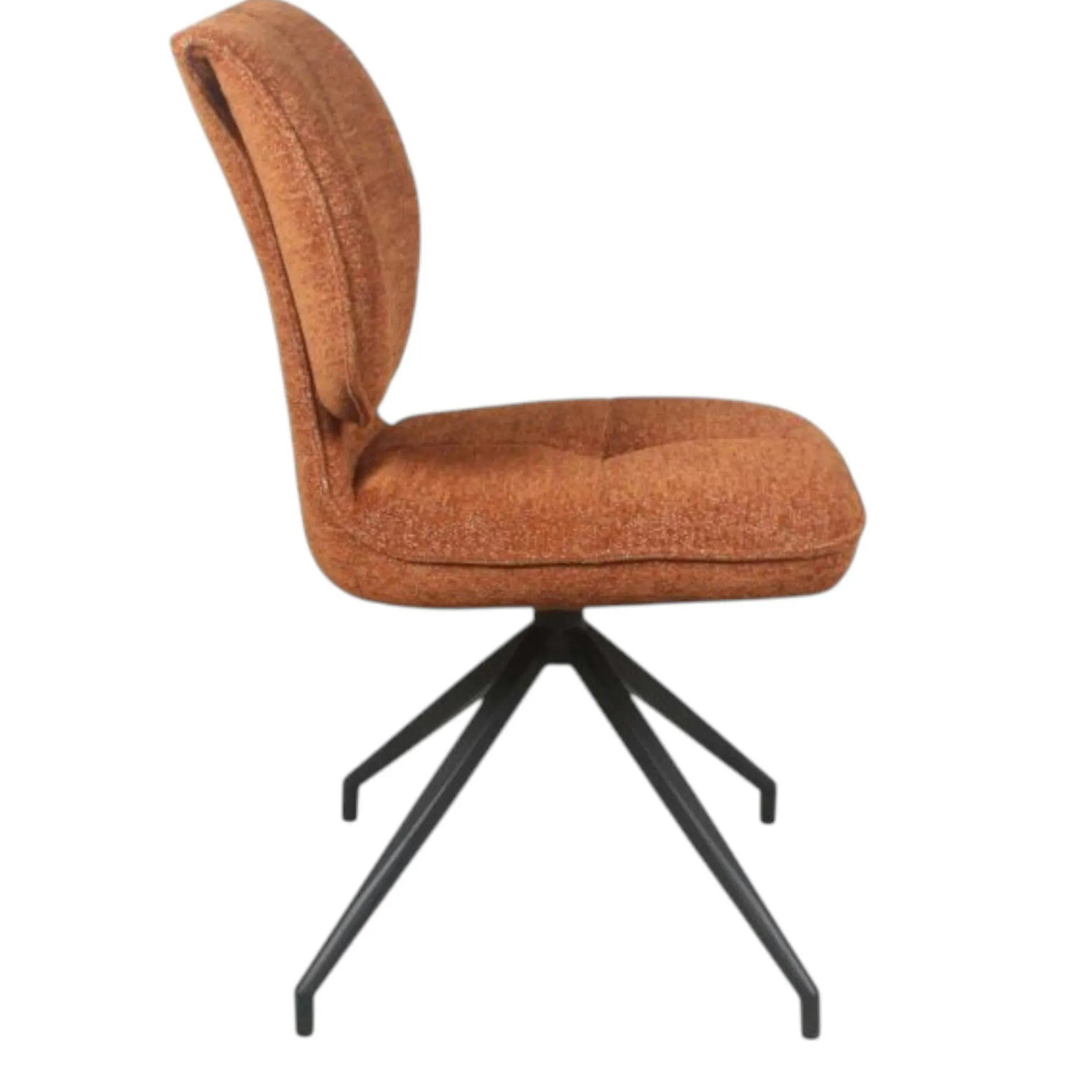 Chaise pivotante rouille dossier double (lot de 2) LIGURIE