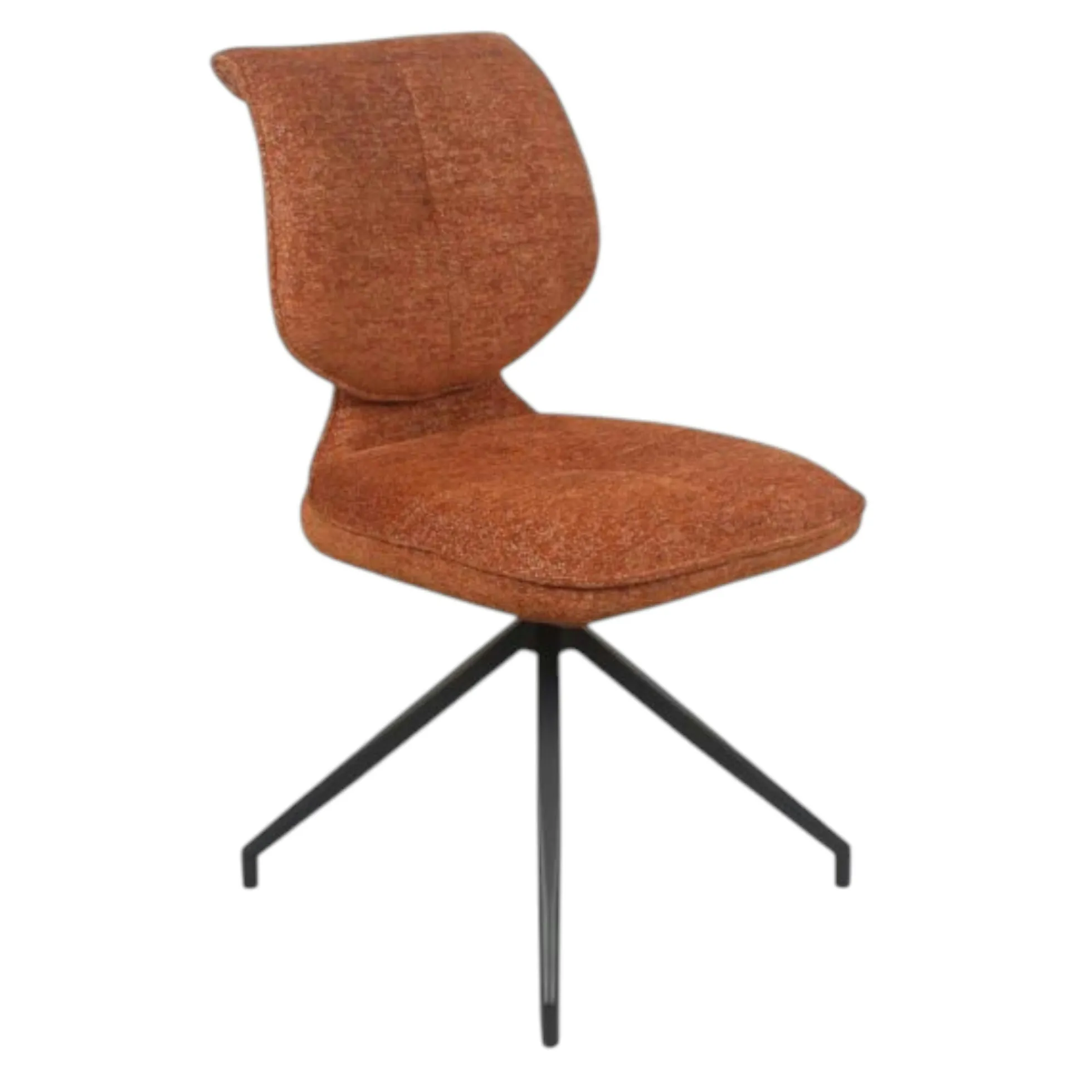 Chaise pivotante rouille dossier double (lot de 2) LIGURIE