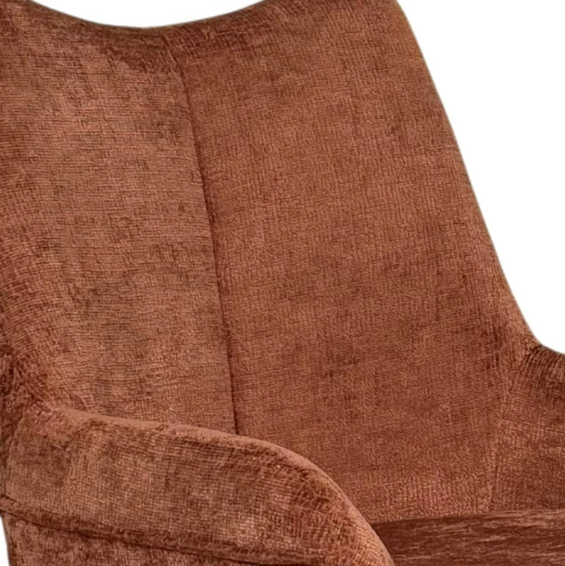 Chaise pivotante terracotta à accoudoirs (lot de 2) IENA