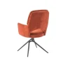Chaise pivotante terracotta double coussinage (lot de 2) LIGURIE