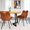 Chaise rouille avec poignée (lot de 2) MALMOE