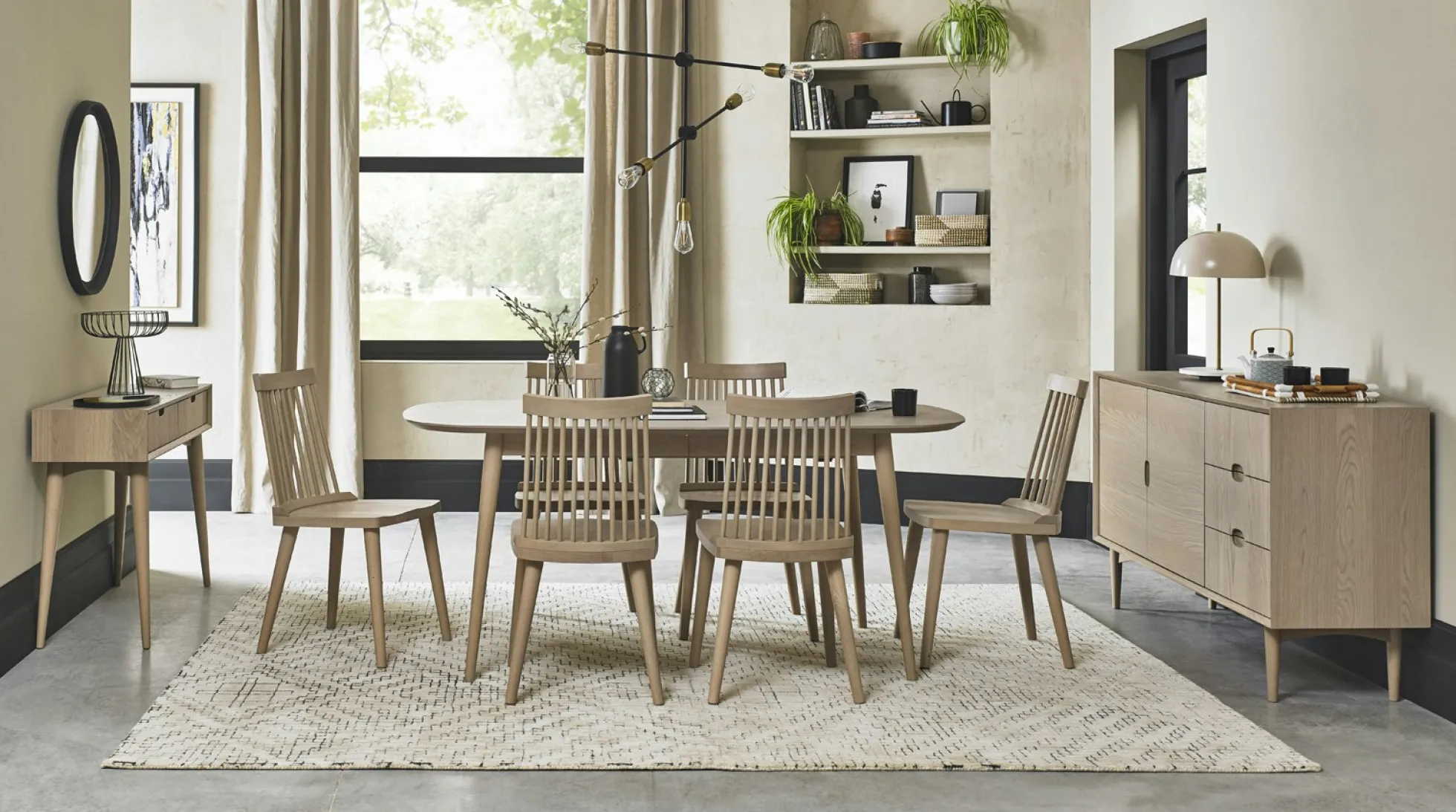 Chaise scandinave à barreaux (lot de 2) COPENHAGUE