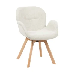 Chaise scandinave pivotante beige (lot de 2) CORTINA