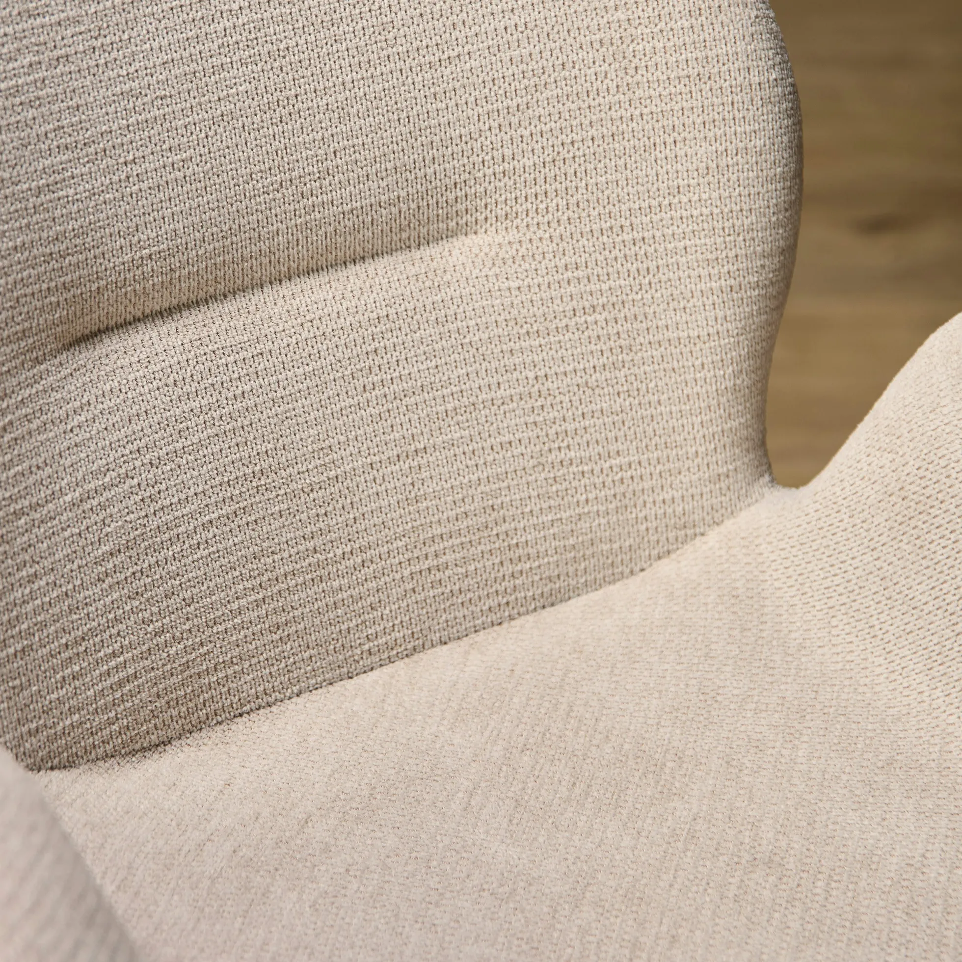 Chaise scandinave pivotante beige (lot de 2) CORTINA