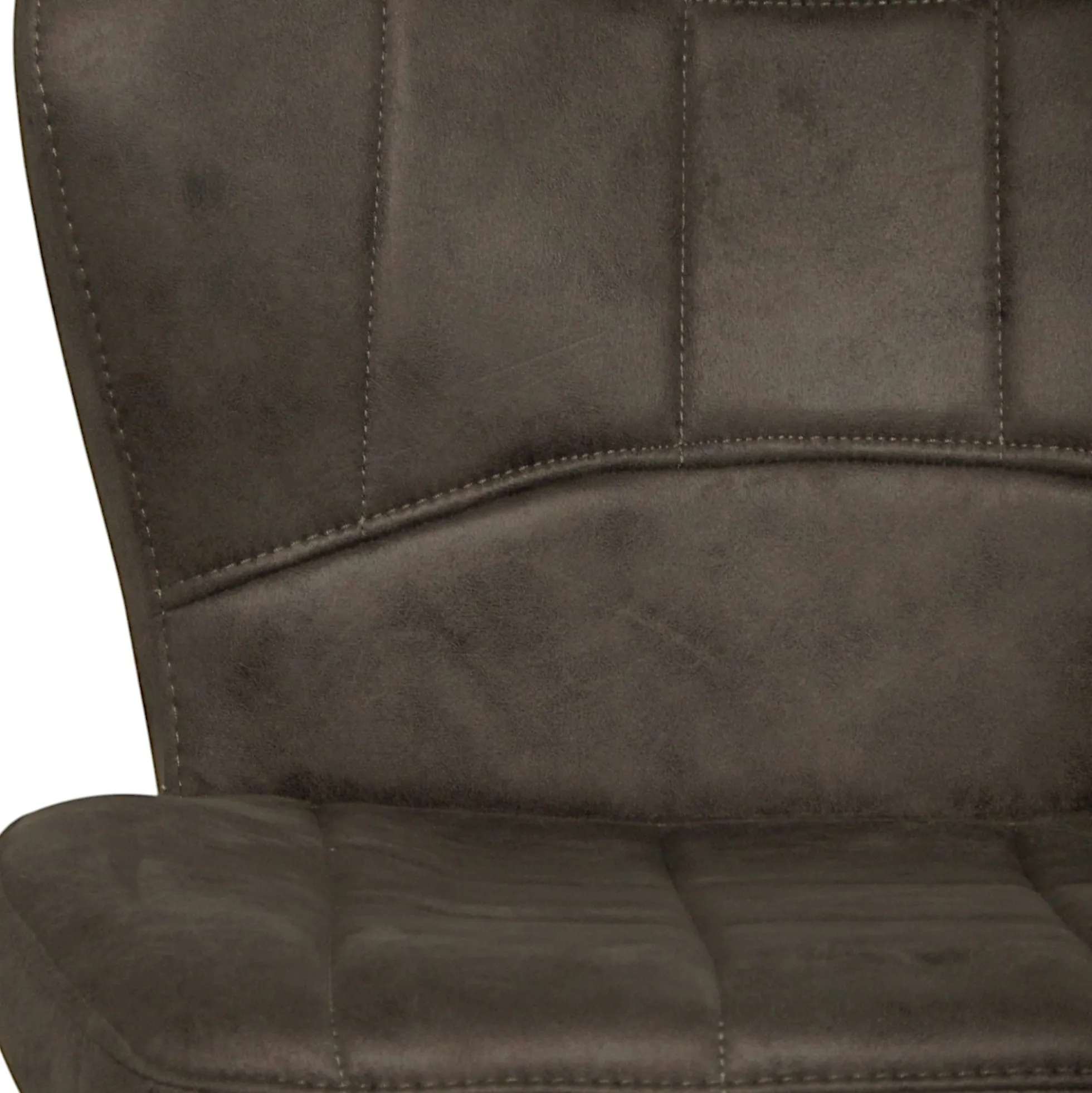 Chaise taupe motif damier,(lot de 2) LOMBARDIE