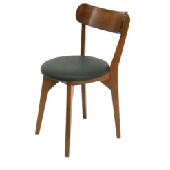 Chaise vintage arrondie hévéa SIXTIES