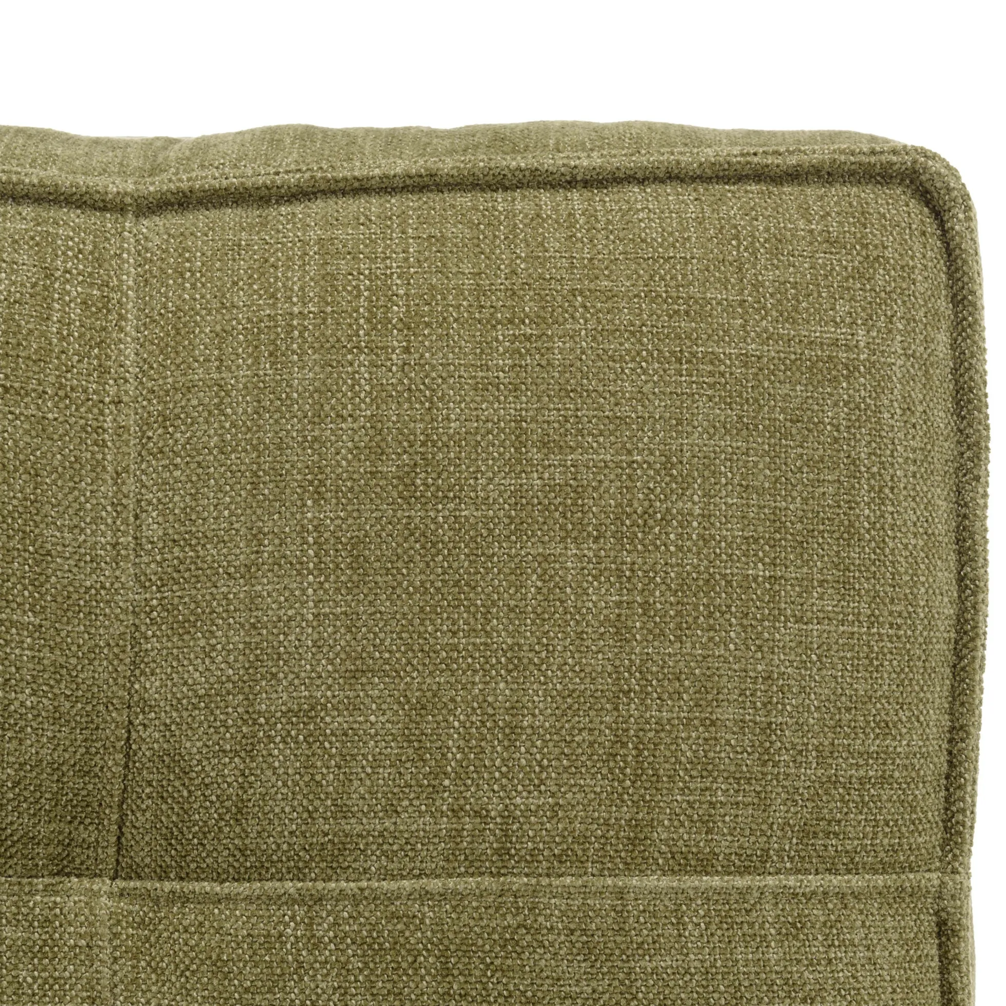 Chauffeuse convertible 1 place en tissu couleur vert ASTORI