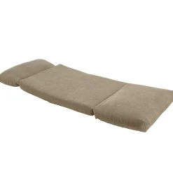 Chauffeuse 1 place multi-position en tissu couleur taupe ASTORI