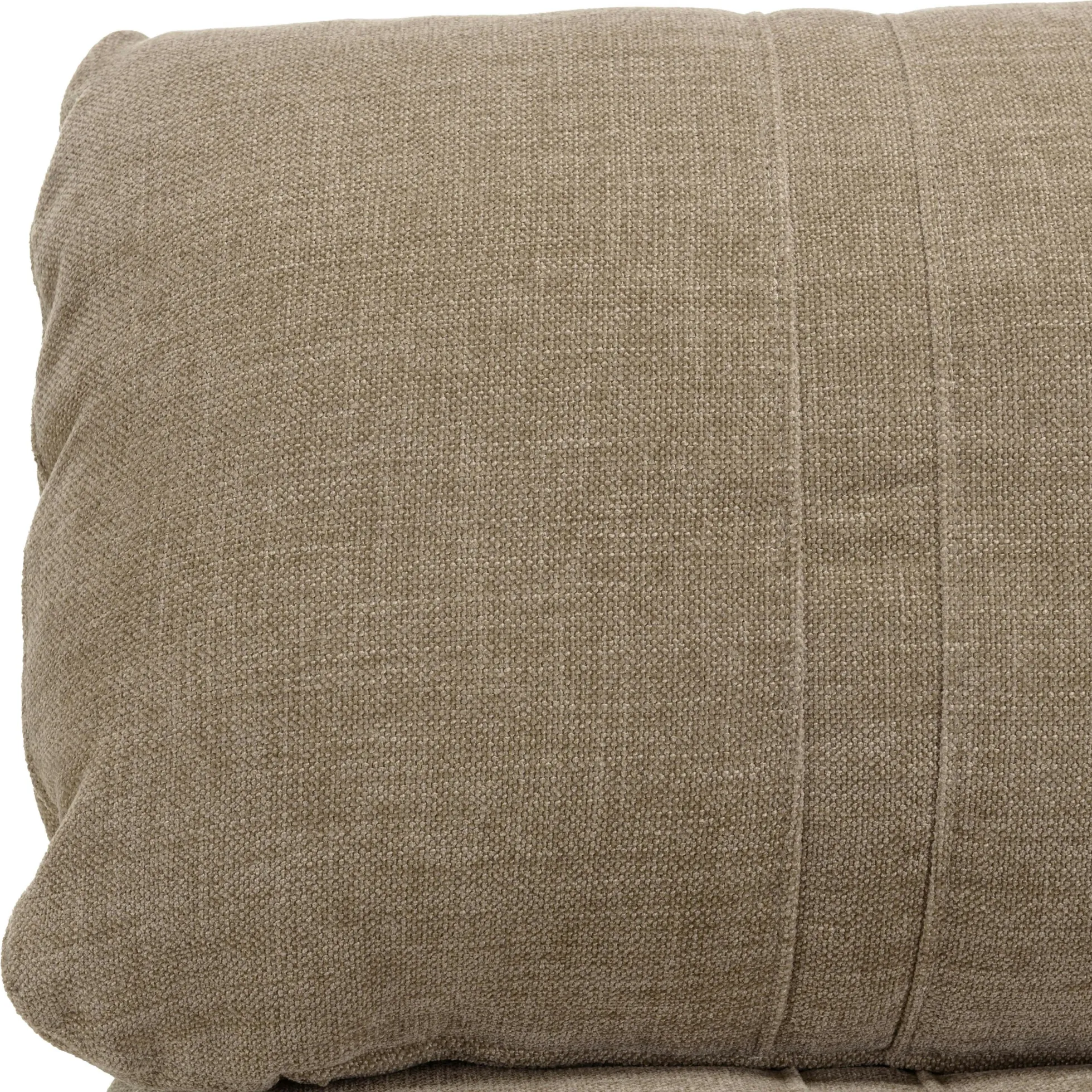 Chauffeuse 1 place multi-position en tissu couleur taupe ASTORI