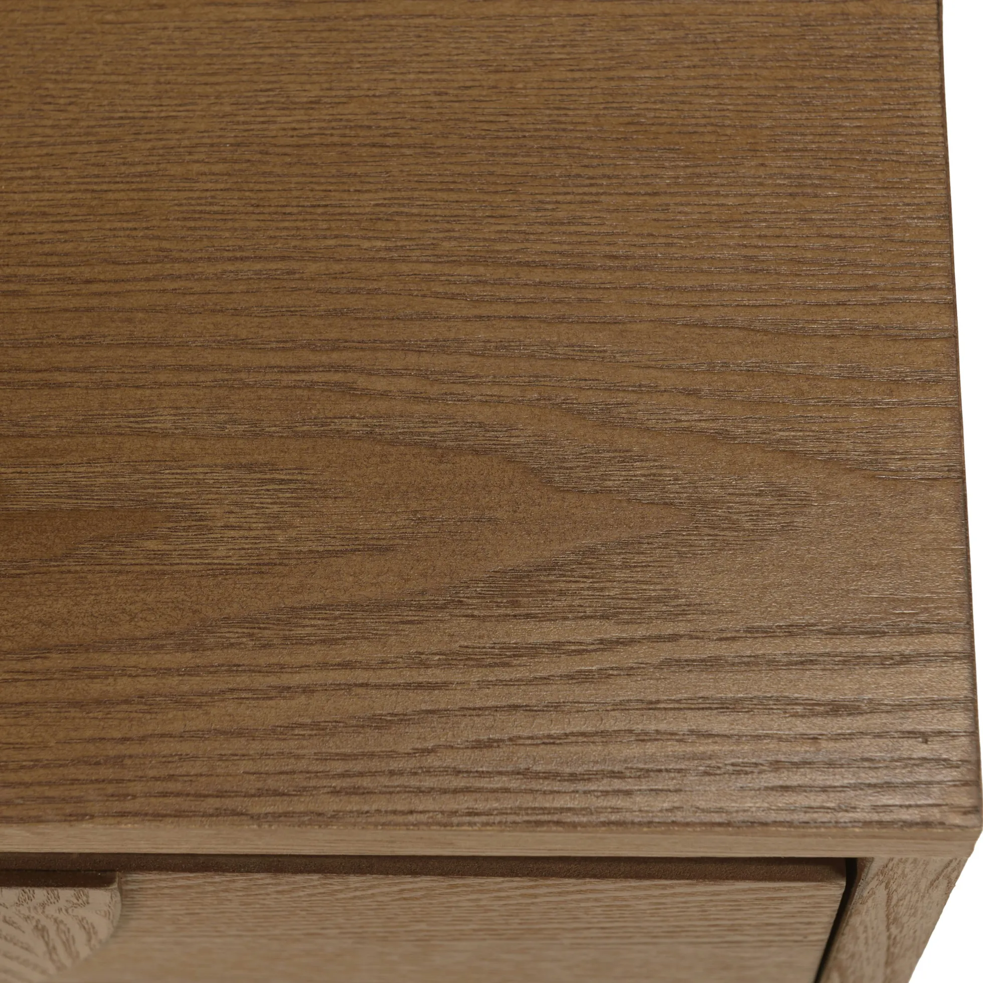 Chevet couleur naturelle 1 tiroir décor motif arrondi CORIA