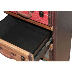 Chiffonnier façon valises colorées PUNO