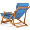 Chilienne bleue pliante - grand confort SORA