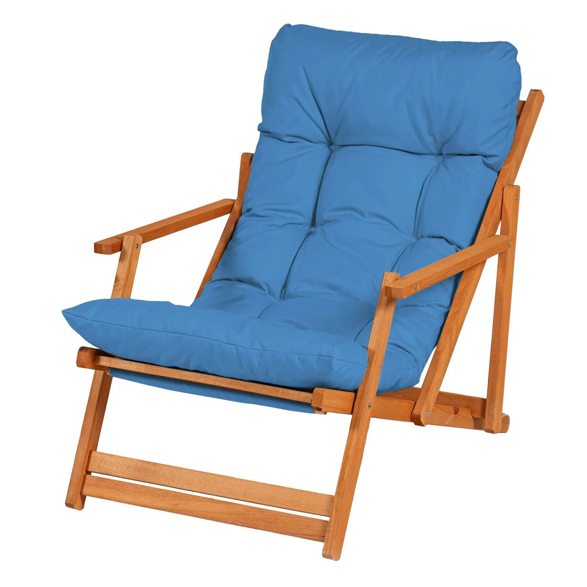 Chilienne bleue pliante - grand confort SORA
