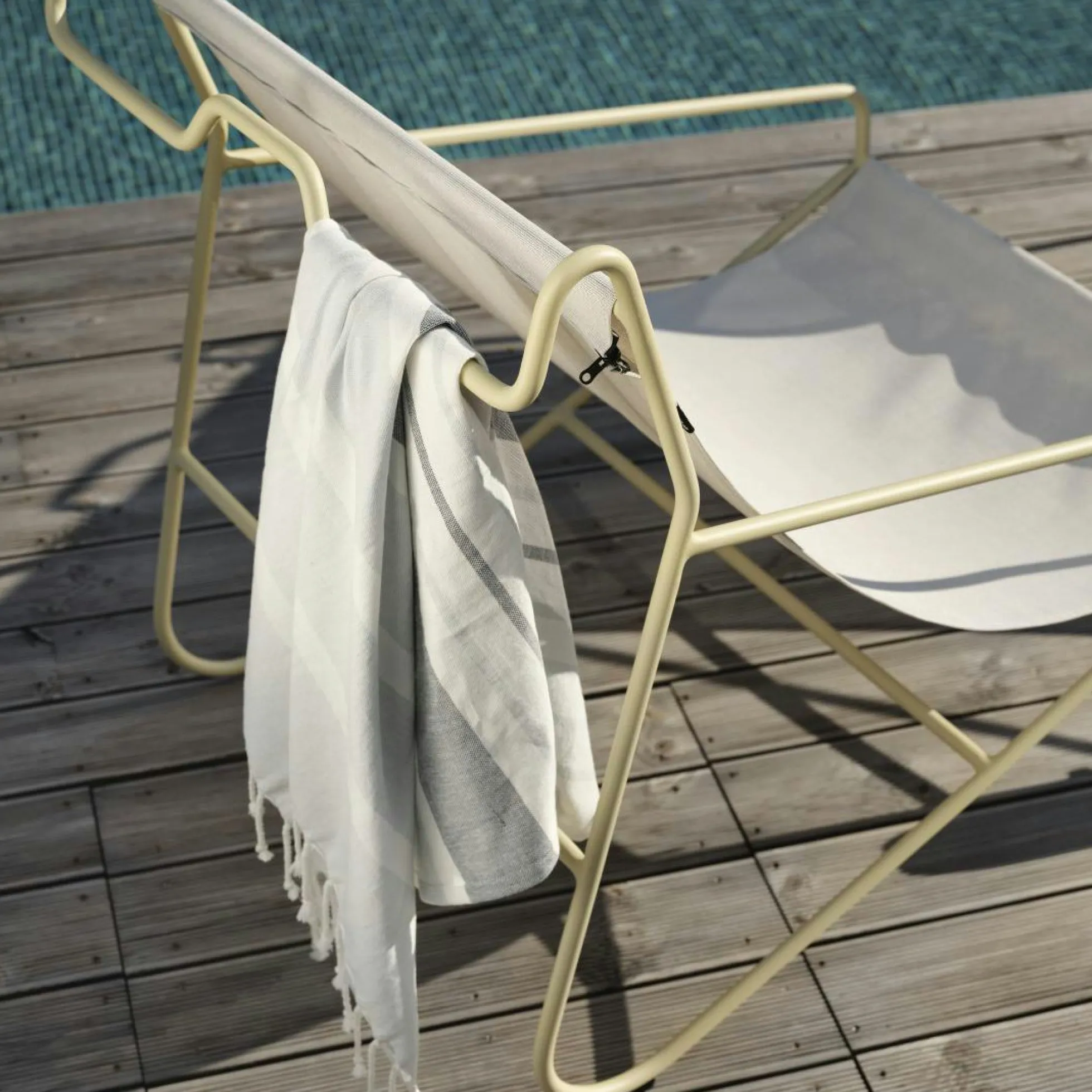 Chilienne design jaune tendre OSLO