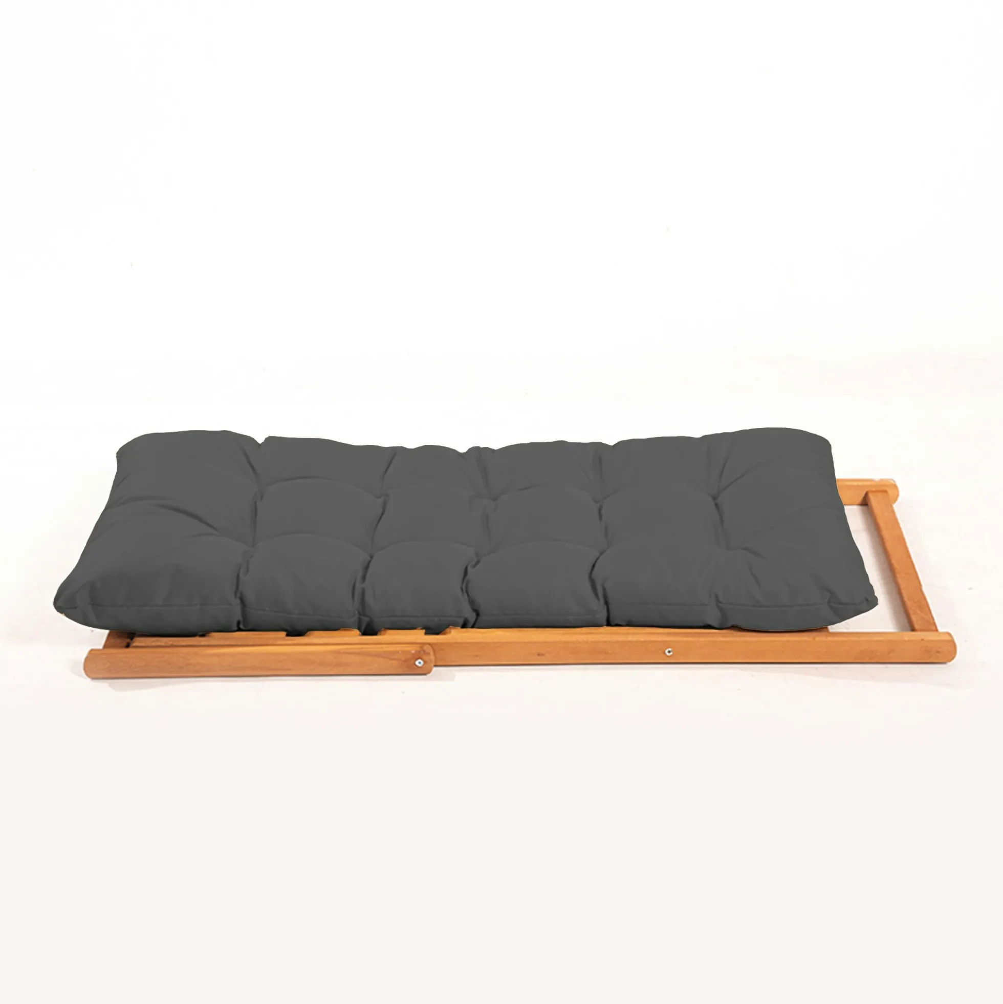 Chilienne grise confort - pliante, inclinable SORA