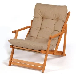 Chilienne taupe pliante - grand confort SORA