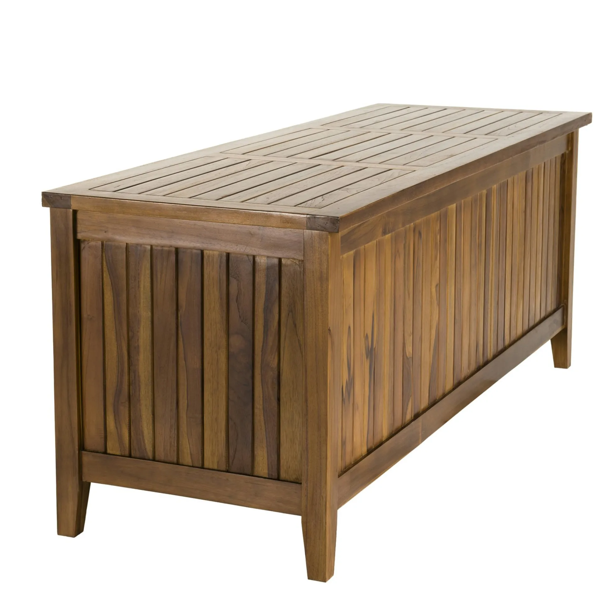 Coffre de jardin en teck massif 165 cm MACAO