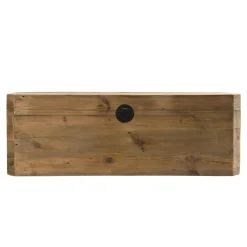 Coffre de rangement en bois de pin recyclé DENVER