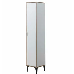 Colonne de rangement blanche étroite BYRON